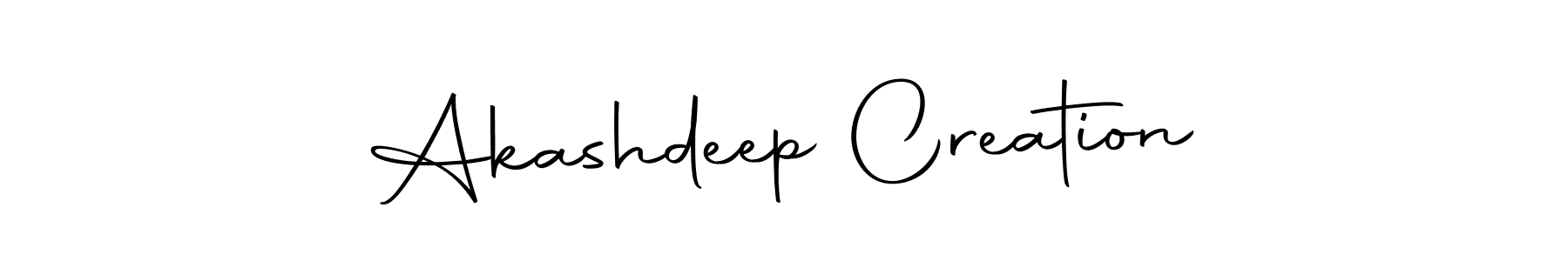 Make a beautiful signature design for name Akashdeep Creation. With this signature (Autography-DOLnW) style, you can create a handwritten signature for free. Akashdeep Creation signature style 10 images and pictures png