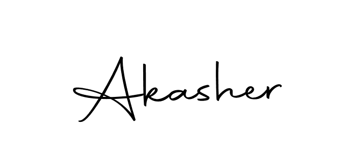 Use a signature maker to create a handwritten signature online. With this signature software, you can design (Autography-DOLnW) your own signature for name Akasher. Akasher signature style 10 images and pictures png