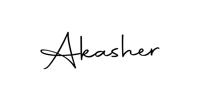 Use a signature maker to create a handwritten signature online. With this signature software, you can design (Autography-DOLnW) your own signature for name Akasher. Akasher signature style 10 images and pictures png