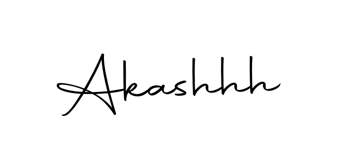 Design your own signature with our free online signature maker. With this signature software, you can create a handwritten (Autography-DOLnW) signature for name Akashhh. Akashhh signature style 10 images and pictures png