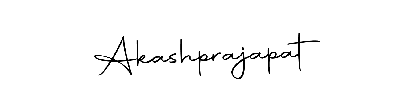Design your own signature with our free online signature maker. With this signature software, you can create a handwritten (Autography-DOLnW) signature for name Akashprajapat. Akashprajapat signature style 10 images and pictures png