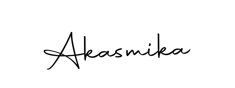 Also we have Akasmika name is the best signature style. Create professional handwritten signature collection using Autography-DOLnW autograph style. Akasmika signature style 10 images and pictures png