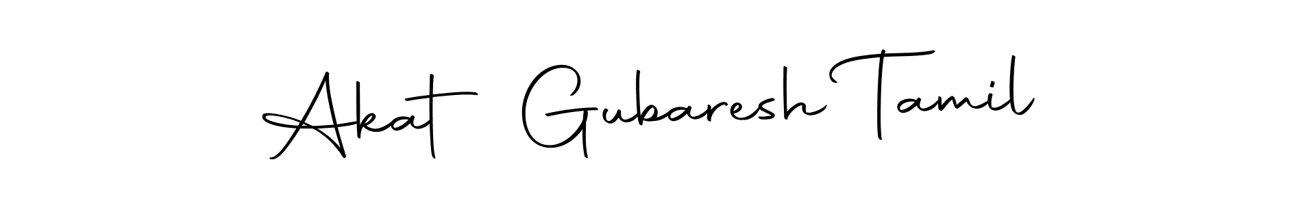 Akat Gubaresh Tamil stylish signature style. Best Handwritten Sign (Autography-DOLnW) for my name. Handwritten Signature Collection Ideas for my name Akat Gubaresh Tamil. Akat Gubaresh Tamil signature style 10 images and pictures png