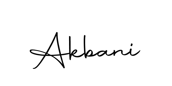Design your own signature with our free online signature maker. With this signature software, you can create a handwritten (Autography-DOLnW) signature for name Akbani. Akbani signature style 10 images and pictures png