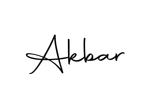 Design your own signature with our free online signature maker. With this signature software, you can create a handwritten (Autography-DOLnW) signature for name Akbar. Akbar signature style 10 images and pictures png