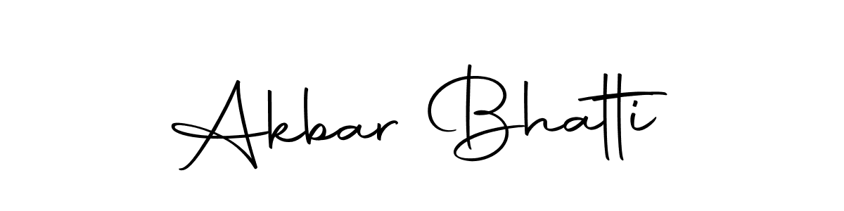 Make a beautiful signature design for name Akbar Bhatti. With this signature (Autography-DOLnW) style, you can create a handwritten signature for free. Akbar Bhatti signature style 10 images and pictures png