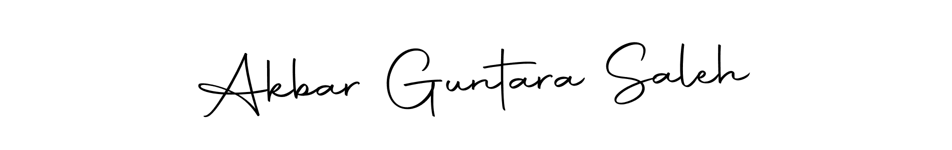 How to make Akbar Guntara Saleh signature? Autography-DOLnW is a professional autograph style. Create handwritten signature for Akbar Guntara Saleh name. Akbar Guntara Saleh signature style 10 images and pictures png