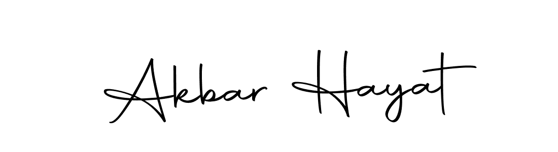 Make a beautiful signature design for name Akbar Hayat. Use this online signature maker to create a handwritten signature for free. Akbar Hayat signature style 10 images and pictures png