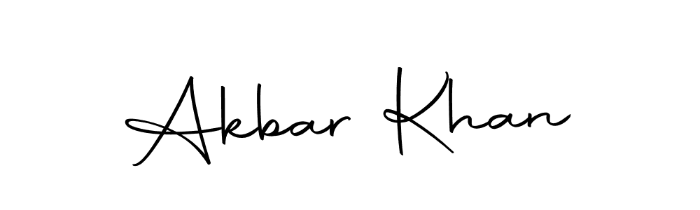 Design your own signature with our free online signature maker. With this signature software, you can create a handwritten (Autography-DOLnW) signature for name Akbar Khan. Akbar Khan signature style 10 images and pictures png