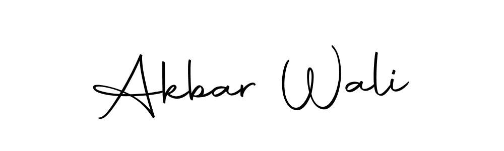 Create a beautiful signature design for name Akbar Wali. With this signature (Autography-DOLnW) fonts, you can make a handwritten signature for free. Akbar Wali signature style 10 images and pictures png