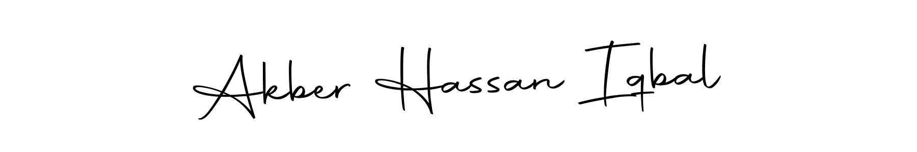 Also we have Akber Hassan Iqbal name is the best signature style. Create professional handwritten signature collection using Autography-DOLnW autograph style. Akber Hassan Iqbal signature style 10 images and pictures png