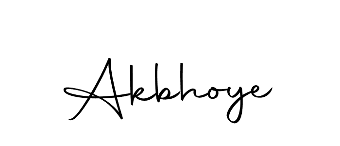 Akbhoye stylish signature style. Best Handwritten Sign (Autography-DOLnW) for my name. Handwritten Signature Collection Ideas for my name Akbhoye. Akbhoye signature style 10 images and pictures png