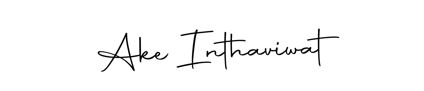 Make a short Ake Inthaviwat signature style. Manage your documents anywhere anytime using Autography-DOLnW. Create and add eSignatures, submit forms, share and send files easily. Ake Inthaviwat signature style 10 images and pictures png