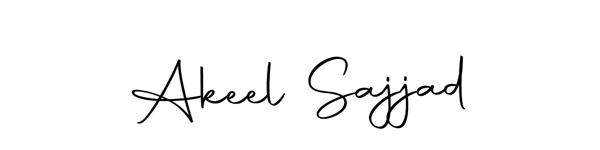 Use a signature maker to create a handwritten signature online. With this signature software, you can design (Autography-DOLnW) your own signature for name Akeel Sajjad. Akeel Sajjad signature style 10 images and pictures png