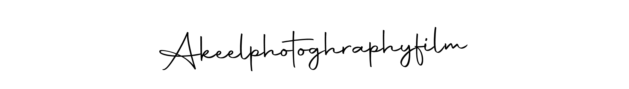 Design your own signature with our free online signature maker. With this signature software, you can create a handwritten (Autography-DOLnW) signature for name Akeelphotoghraphyfilm. Akeelphotoghraphyfilm signature style 10 images and pictures png