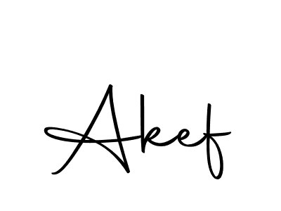 How to make Akef signature? Autography-DOLnW is a professional autograph style. Create handwritten signature for Akef name. Akef signature style 10 images and pictures png