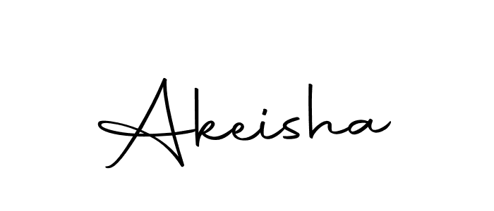 Make a beautiful signature design for name Akeisha. With this signature (Autography-DOLnW) style, you can create a handwritten signature for free. Akeisha signature style 10 images and pictures png