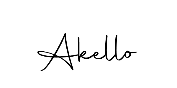 Make a short Akello signature style. Manage your documents anywhere anytime using Autography-DOLnW. Create and add eSignatures, submit forms, share and send files easily. Akello signature style 10 images and pictures png