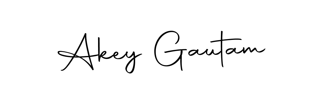 Similarly Autography-DOLnW is the best handwritten signature design. Signature creator online .You can use it as an online autograph creator for name Akey Gautam. Akey Gautam signature style 10 images and pictures png