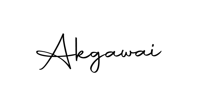 You should practise on your own different ways (Autography-DOLnW) to write your name (Akgawai) in signature. don't let someone else do it for you. Akgawai signature style 10 images and pictures png