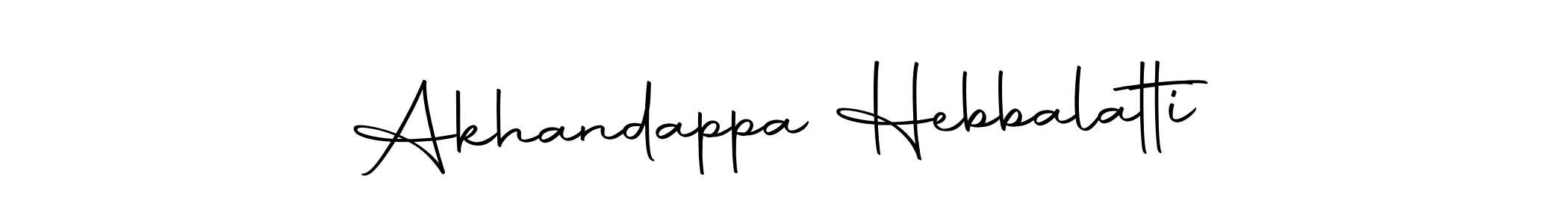 How to make Akhandappa Hebbalatti signature? Autography-DOLnW is a professional autograph style. Create handwritten signature for Akhandappa Hebbalatti name. Akhandappa Hebbalatti signature style 10 images and pictures png