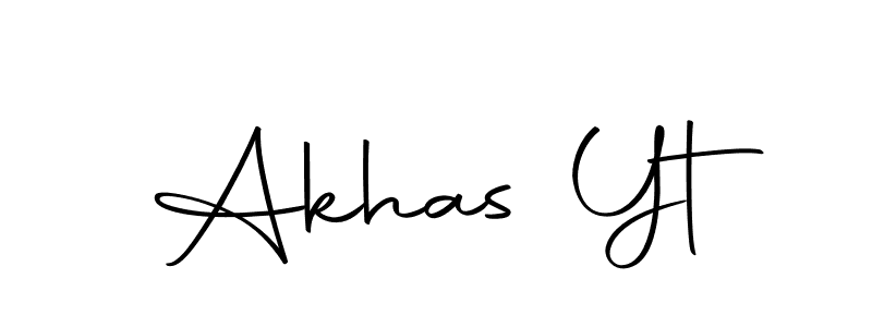 Similarly Autography-DOLnW is the best handwritten signature design. Signature creator online .You can use it as an online autograph creator for name Akhas Yt. Akhas Yt signature style 10 images and pictures png