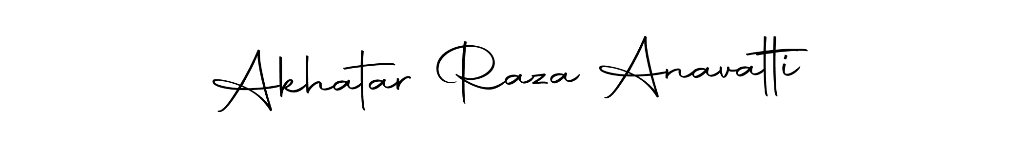 How to make Akhatar Raza Anavatti name signature. Use Autography-DOLnW style for creating short signs online. This is the latest handwritten sign. Akhatar Raza Anavatti signature style 10 images and pictures png