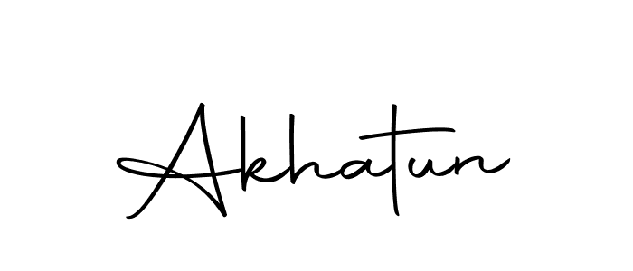 You should practise on your own different ways (Autography-DOLnW) to write your name (Akhatun) in signature. don't let someone else do it for you. Akhatun signature style 10 images and pictures png