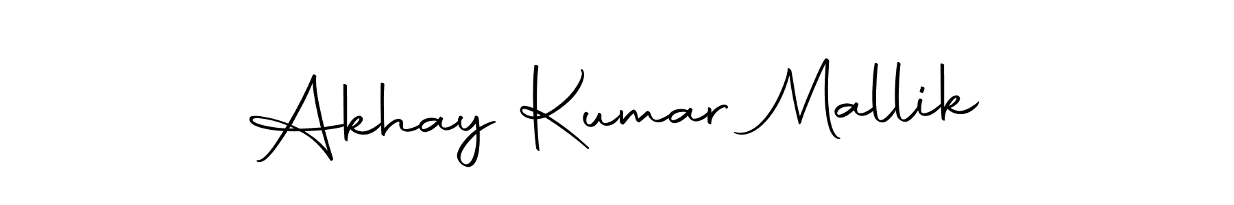 The best way (Autography-DOLnW) to make a short signature is to pick only two or three words in your name. The name Akhay Kumar Mallik include a total of six letters. For converting this name. Akhay Kumar Mallik signature style 10 images and pictures png