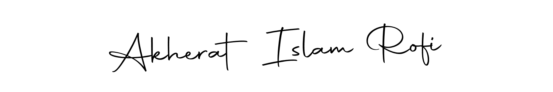 Design your own signature with our free online signature maker. With this signature software, you can create a handwritten (Autography-DOLnW) signature for name Akherat Islam Rofi. Akherat Islam Rofi signature style 10 images and pictures png