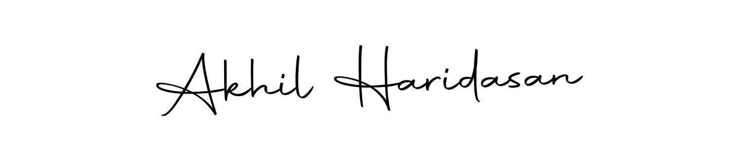 Use a signature maker to create a handwritten signature online. With this signature software, you can design (Autography-DOLnW) your own signature for name Akhil Haridasan. Akhil Haridasan signature style 10 images and pictures png