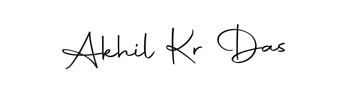 if you are searching for the best signature style for your name Akhil Kr Das. so please give up your signature search. here we have designed multiple signature styles  using Autography-DOLnW. Akhil Kr Das signature style 10 images and pictures png