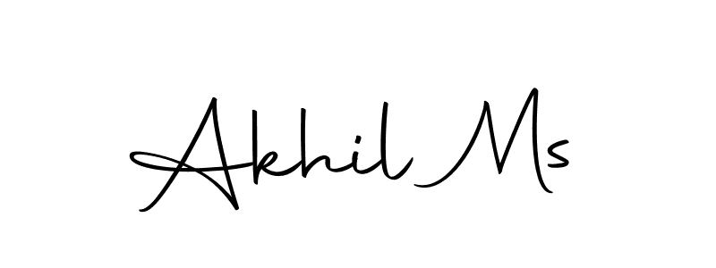 The best way (Autography-DOLnW) to make a short signature is to pick only two or three words in your name. The name Akhil Ms include a total of six letters. For converting this name. Akhil Ms signature style 10 images and pictures png