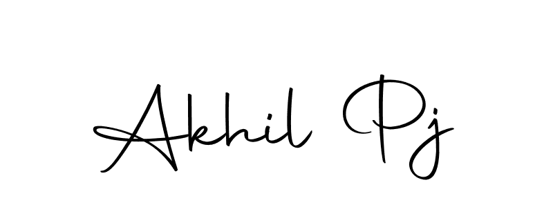 Here are the top 10 professional signature styles for the name Akhil Pj. These are the best autograph styles you can use for your name. Akhil Pj signature style 10 images and pictures png