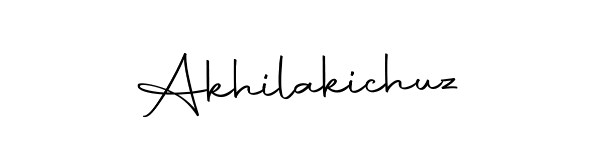 How to make Akhilakichuz signature? Autography-DOLnW is a professional autograph style. Create handwritten signature for Akhilakichuz name. Akhilakichuz signature style 10 images and pictures png