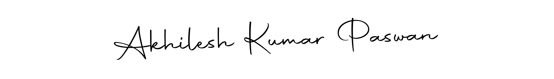 How to make Akhilesh Kumar Paswan name signature. Use Autography-DOLnW style for creating short signs online. This is the latest handwritten sign. Akhilesh Kumar Paswan signature style 10 images and pictures png