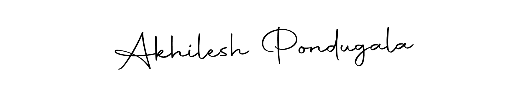 if you are searching for the best signature style for your name Akhilesh Pondugala. so please give up your signature search. here we have designed multiple signature styles  using Autography-DOLnW. Akhilesh Pondugala signature style 10 images and pictures png