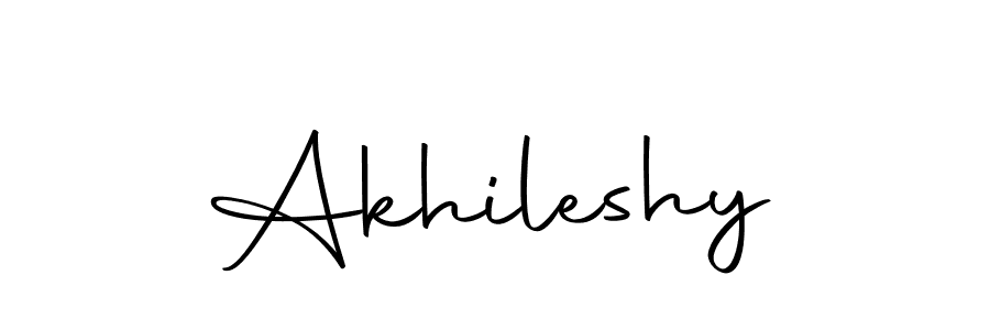 Make a beautiful signature design for name Akhileshy. With this signature (Autography-DOLnW) style, you can create a handwritten signature for free. Akhileshy signature style 10 images and pictures png