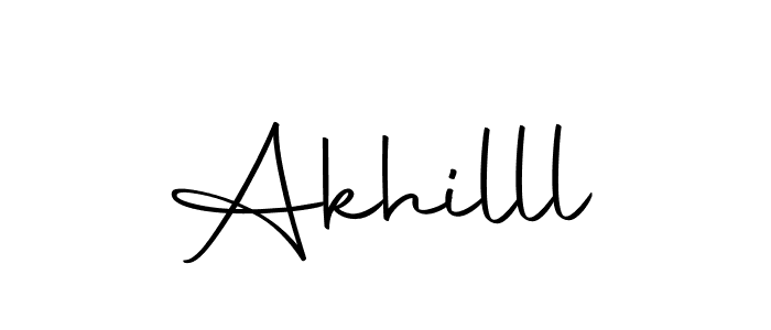 How to make Akhilll signature? Autography-DOLnW is a professional autograph style. Create handwritten signature for Akhilll name. Akhilll signature style 10 images and pictures png