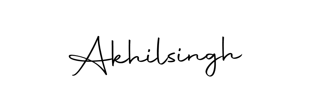 Also we have Akhilsingh name is the best signature style. Create professional handwritten signature collection using Autography-DOLnW autograph style. Akhilsingh signature style 10 images and pictures png
