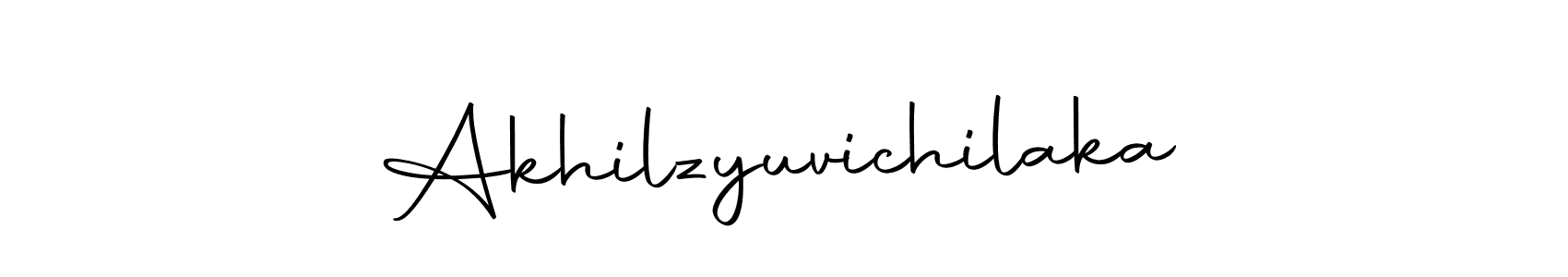 The best way (Autography-DOLnW) to make a short signature is to pick only two or three words in your name. The name Akhilzyuvichilaka include a total of six letters. For converting this name. Akhilzyuvichilaka signature style 10 images and pictures png