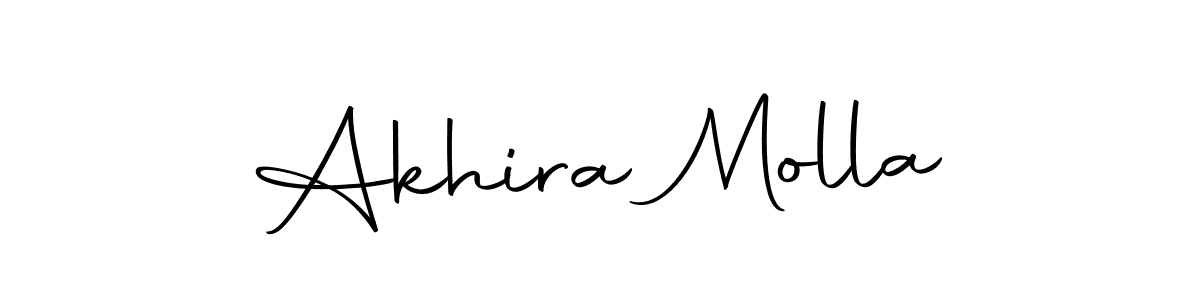 You should practise on your own different ways (Autography-DOLnW) to write your name (Akhira Molla) in signature. don't let someone else do it for you. Akhira Molla signature style 10 images and pictures png
