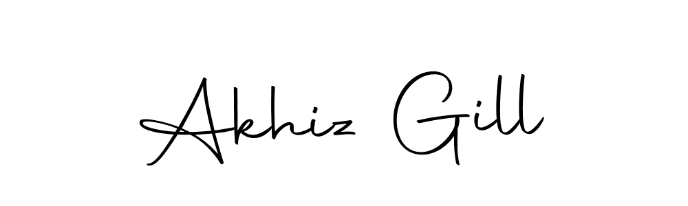 Once you've used our free online signature maker to create your best signature Autography-DOLnW style, it's time to enjoy all of the benefits that Akhiz Gill name signing documents. Akhiz Gill signature style 10 images and pictures png