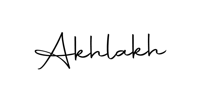 How to Draw Akhlakh signature style? Autography-DOLnW is a latest design signature styles for name Akhlakh. Akhlakh signature style 10 images and pictures png