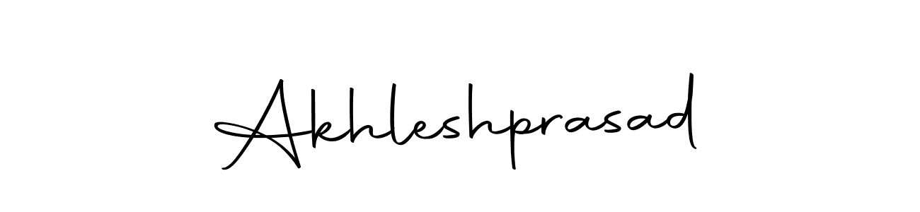 Use a signature maker to create a handwritten signature online. With this signature software, you can design (Autography-DOLnW) your own signature for name Akhleshprasad. Akhleshprasad signature style 10 images and pictures png