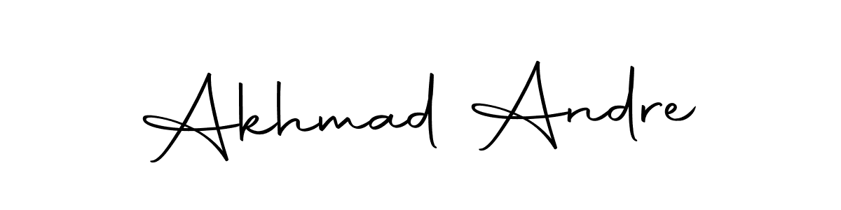 Make a short Akhmad Andre signature style. Manage your documents anywhere anytime using Autography-DOLnW. Create and add eSignatures, submit forms, share and send files easily. Akhmad Andre signature style 10 images and pictures png