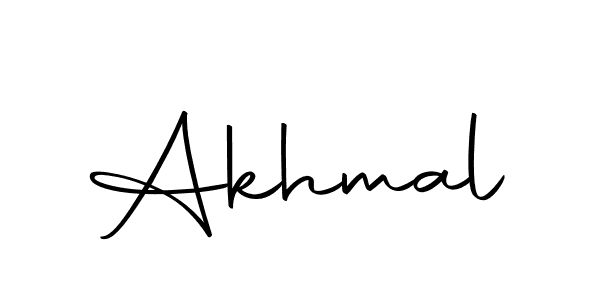Make a beautiful signature design for name Akhmal. Use this online signature maker to create a handwritten signature for free. Akhmal signature style 10 images and pictures png