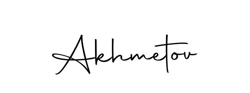 Use a signature maker to create a handwritten signature online. With this signature software, you can design (Autography-DOLnW) your own signature for name Akhmetov. Akhmetov signature style 10 images and pictures png