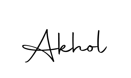 Also we have Akhol name is the best signature style. Create professional handwritten signature collection using Autography-DOLnW autograph style. Akhol signature style 10 images and pictures png
