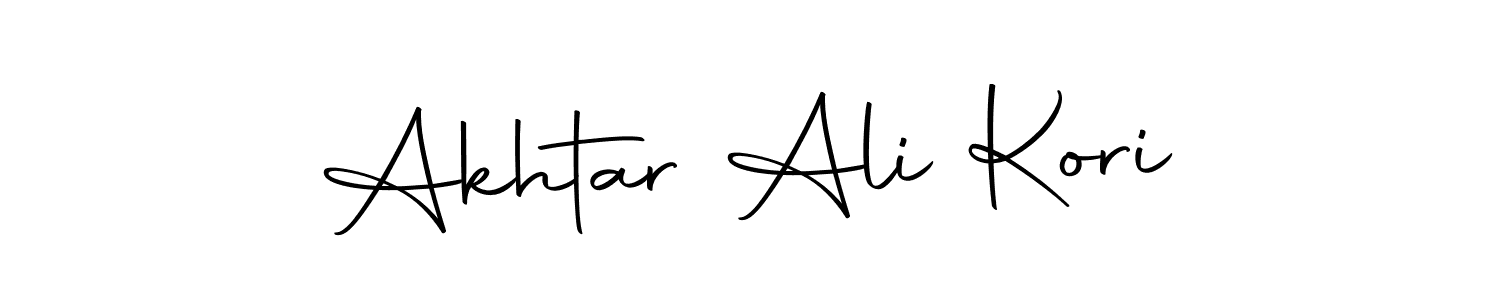 Here are the top 10 professional signature styles for the name Akhtar Ali Kori. These are the best autograph styles you can use for your name. Akhtar Ali Kori signature style 10 images and pictures png